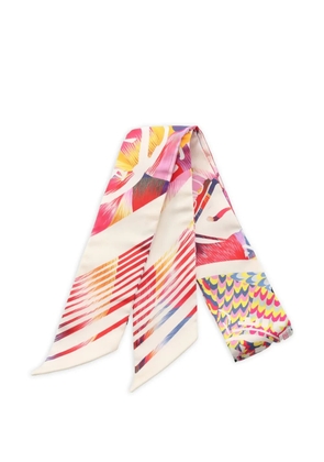 Hermès Pre-Owned 20s printed silk scarf - Neutrals