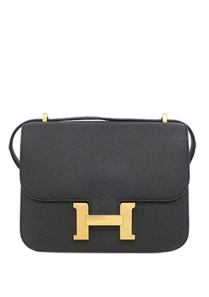Hermès Pre-Owned 2022 Mini Epsom Constance III 18 crossbody bag - Black