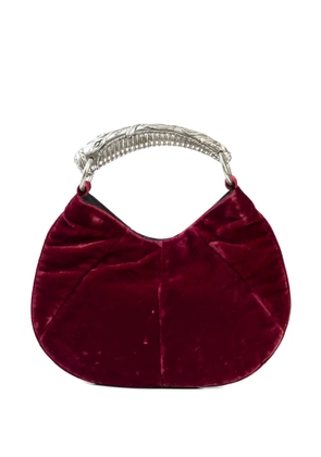 Saint Laurent Pre-Owned mini Velvet Mombasa bag - Red