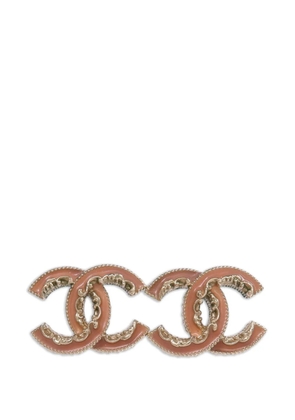 CHANEL Pre-Owned CC logo earrings - Gold