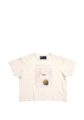 Paly Anxiety graphic-print T-shirt - Neutrals