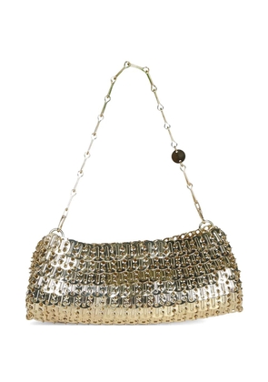 Rabanne disc-embellished chain-link shoulder bag - Gold