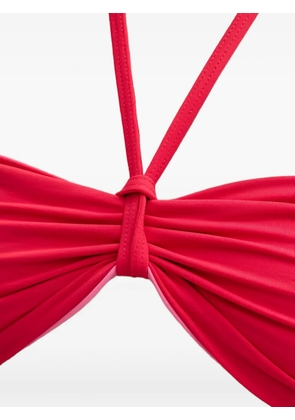 Bond-eye bandeau bikini top - Red