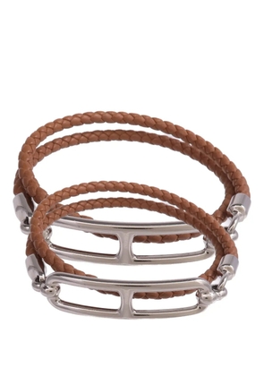 Hermès Pre-Owned Roulis Double Tour bracelet - Silver