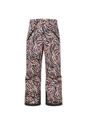 Rip Curl zebra-print logo-print ski pants - Black