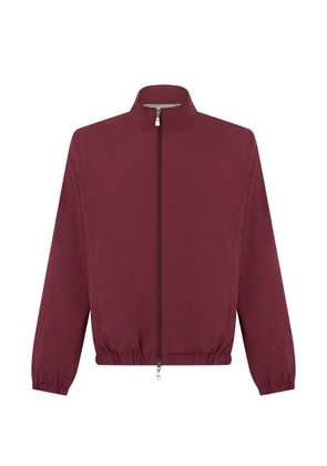 Fedeli zip-up lightweight bomber jacket - Red