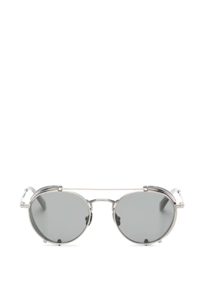Garrett Leight Ocampo round-frame sunglasses - Silver