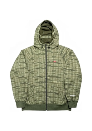 Supreme Windstopper grid-camo hoodie - Green