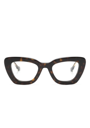 Gucci Eyewear Interlocking G cat-eye glasses - Brown