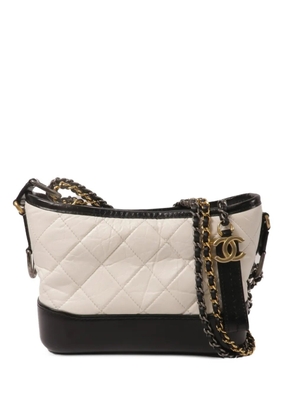 CHANEL Pre-Owned small Gabrielle shoulder bag - White