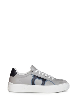 Ferragamo Gancio leather sneakers - Grey
