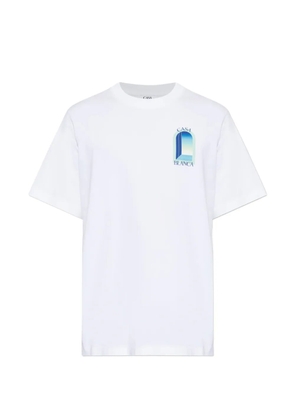 Casablanca Arches gradient-arch T-shirt - White