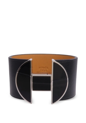 Hermès Pre-Owned 2022 Manchette leather bracelet - Silver