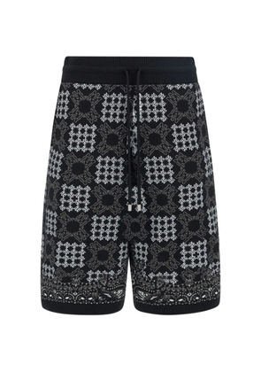 AMIRI Quad Checker track shorts - Black