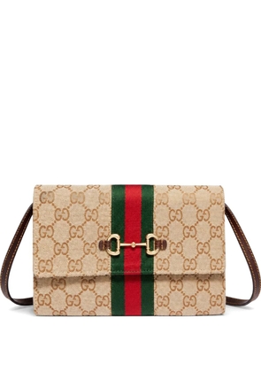Gucci Horsebit GG Supreme tote bag - Neutrals