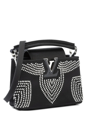 Louis Vuitton Pre-Owned mini Capucines Fleur De Lys bag - Black
