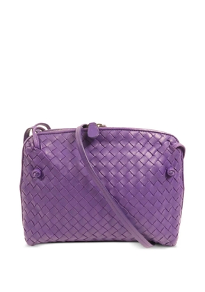 Bottega Veneta Pre-Owned Intrecciato cross body bag - Purple