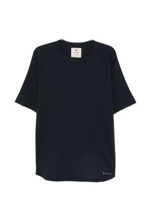 Snow Peak ribbed raglan-sleeve T-shirt - Blue