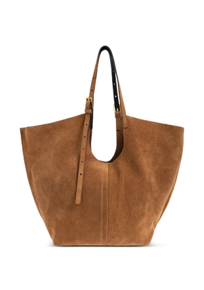 AllSaints Ara buckle-detail tote bag - Brown
