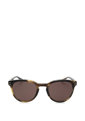 Gucci Eyewear tortoiseshell-effect round-frame sunglasses - Brown