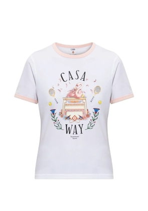 Casablanca Casa Way graphic-print T-shirt - White