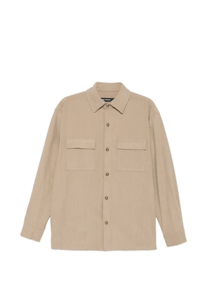 Karl Lagerfeld corduroy-effect overshirt - Neutrals
