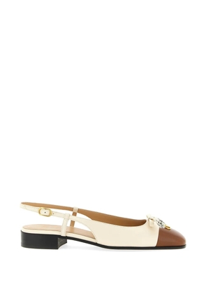 Valentino Garavani Valet Du Roi slingback ballet flats - Neutrals