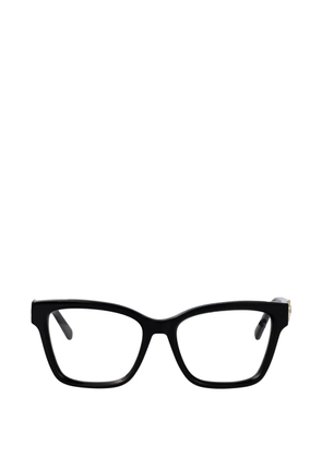 Longchamp logo-plaque square-frame glasses - Black