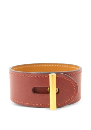 Hermès Pre-Owned Cuir Hydra leather bracelet - Brown