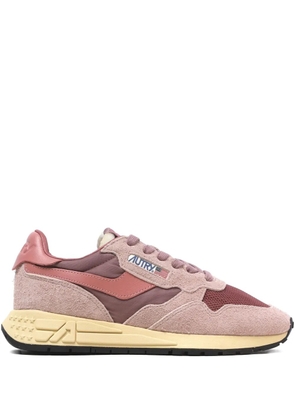 Autry suede panelled sneakers - Pink