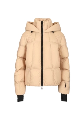 Moncler Grenoble zip-up puffer jacket - Neutrals