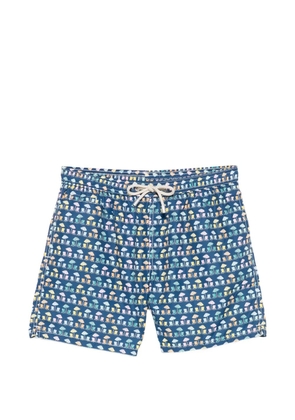 MC2 Saint Barth beach-print swim shorts - Blue