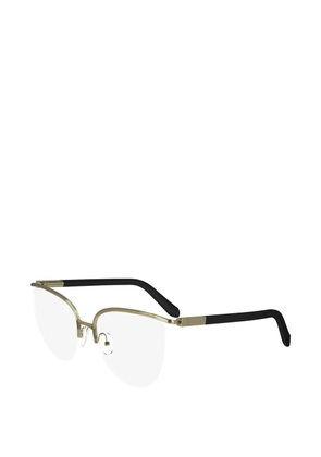 Ferragamo Eyewear semi-rimless glasses - Gold
