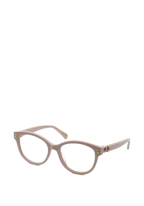 Stella McCartney Eyewear square-frame chain-link glasses - Neutrals