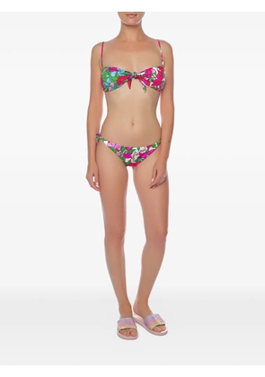 MC2 Saint Barth Andy floral-print bikini top - Pink