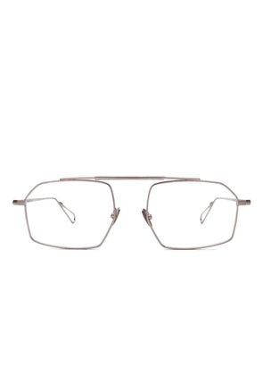 Ahlem Royale geometric-frame glasses - Silver