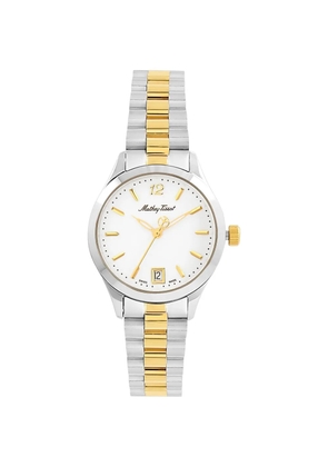Mathey Tissot Urban 30mm two-tone watch - White