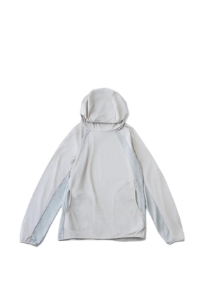 Hiking Patrol Orbit panelled long-sleeve hoodie - Grey