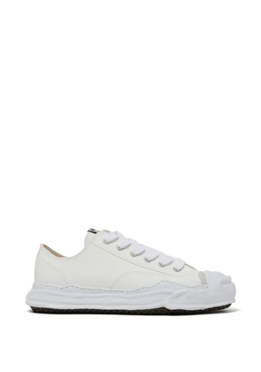 Maison MIHARA YASUHIRO lace-up distressed sneakers - White