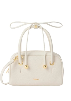 Furla XL Dome leather cross body bag - White