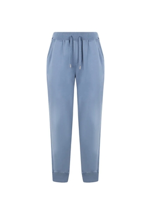Fedeli drawstring-waist tapered track pants - Blue