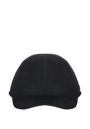 Zegna logo-plaque baseball cap - Black