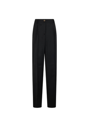 Moschino pleated straight-leg trousers - Black