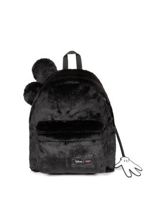 Eastpak faux-fur Mickey Mouse backpack - Black