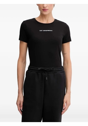 Ea7 Emporio Armani logo-print short-sleeve T-shirt - Black