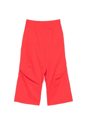 Rundholz darted pleated trousers - Red