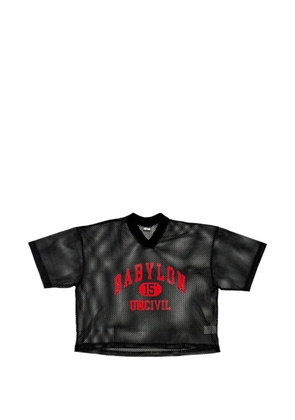 Babylon LA BB Uncivil V-neck T-shirt - Black
