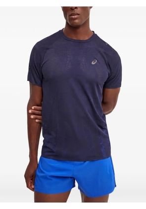 ASICS perforated-detail raglan-sleeve T-shirt - Blue