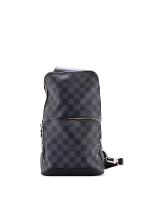 Louis Vuitton Pre-Owned Avenue Sling Bag Damier Graphite crossbody bag - Black