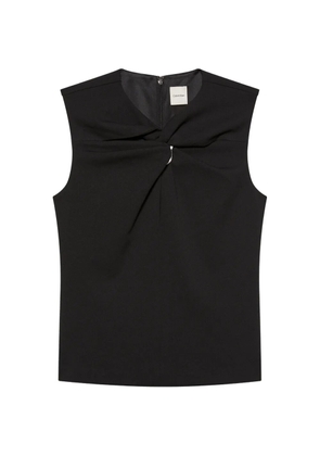 Calvin Klein crepe-texture top - Black